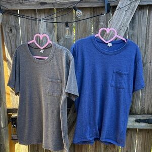 Alternative unisex Short Sleeve Tees - Blue and Gray